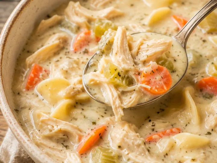 Cozy Creamy Chicken Noodle Soup