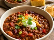Slow Cooker Chili with Beef and Beans