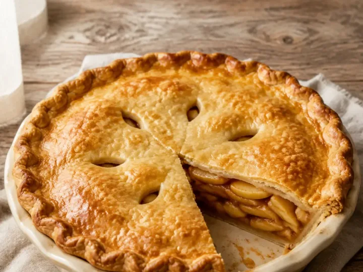 Easy Homemade Apple Pie with Food Processor Pie Crust