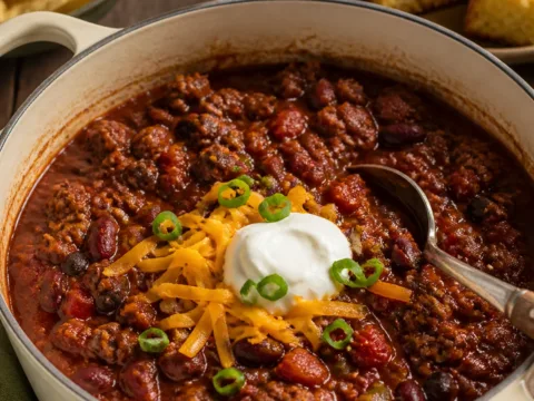 Easy One-Pot Beef Chili for Game Day