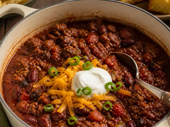 Easy One-Pot Beef Chili for Game Day