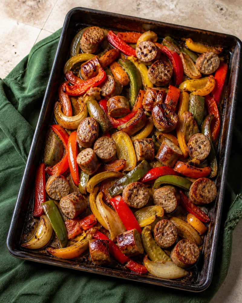 One-Pan Sausage and Peppers
